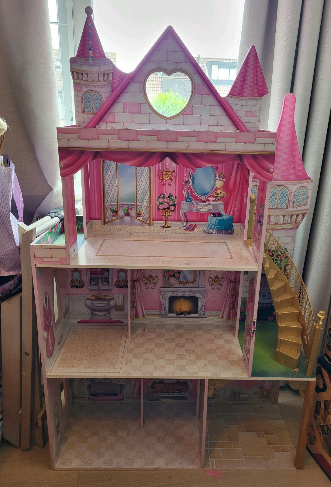 Poppenhuis, Ophalen of Verzenden, Zo goed als nieuw, Poppenhuis