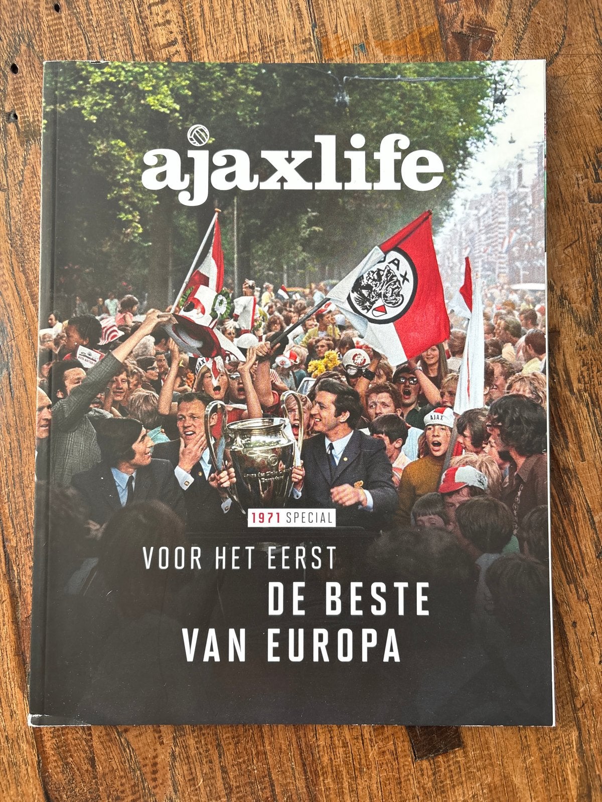Ajax life 1971 Special: Voor het eerst de beste van Europa, Ophalen of Verzenden, Zo goed als nieuw, Overige sporten