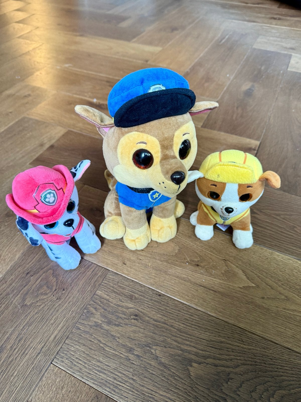 Paw Patrol Ty knuffels: Chase, Rubble & Marshall set, Ophalen, Hond, Meerkleurig, Klein (minder dan 20 cm)