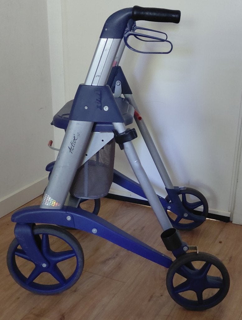 Rollator Active by Access Anwb + Boodschappen netje, Ophalen, Opvouwbaar, Gebruikt