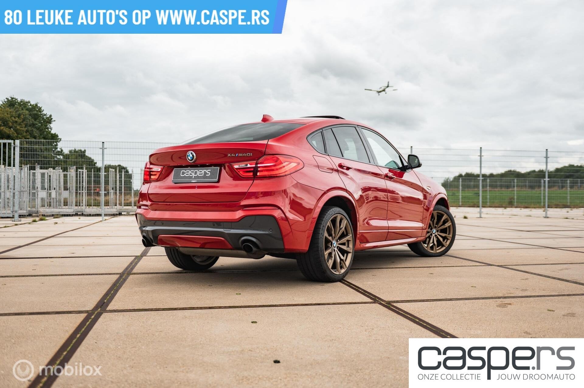 BMW X4 M40i | Melbourne Red | Surround View | Adap. LED, Auto's, Automaat, Gebruikt, Euro 6, 2000 kg