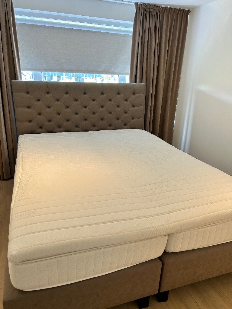 Sleeplife boxspring, Ophalen, Bruin, 210 cm, Tweepersoons