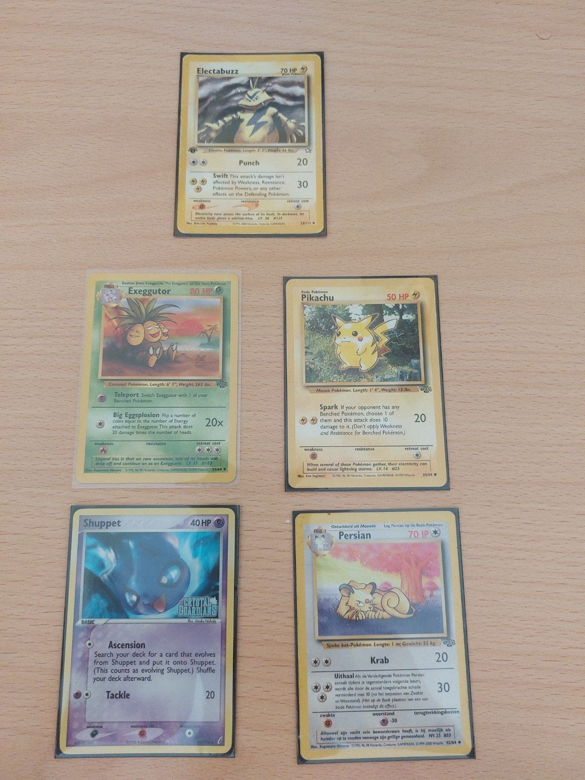Zeldzame Pokémon kaarten, Ophalen, Gebruikt, Meerdere kaarten