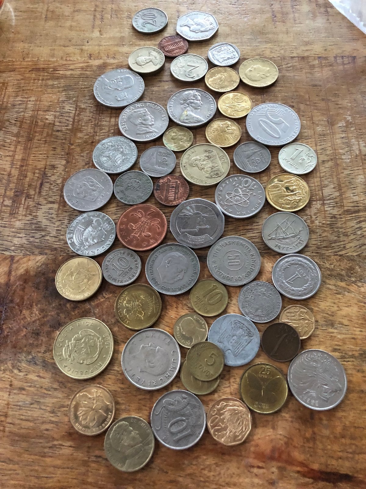 Diverse collectie wereldmunten, Postzegels en Munten, Munten | Azië, Ophalen of Verzenden, Zuidoost-Azië, Setje, Zilver