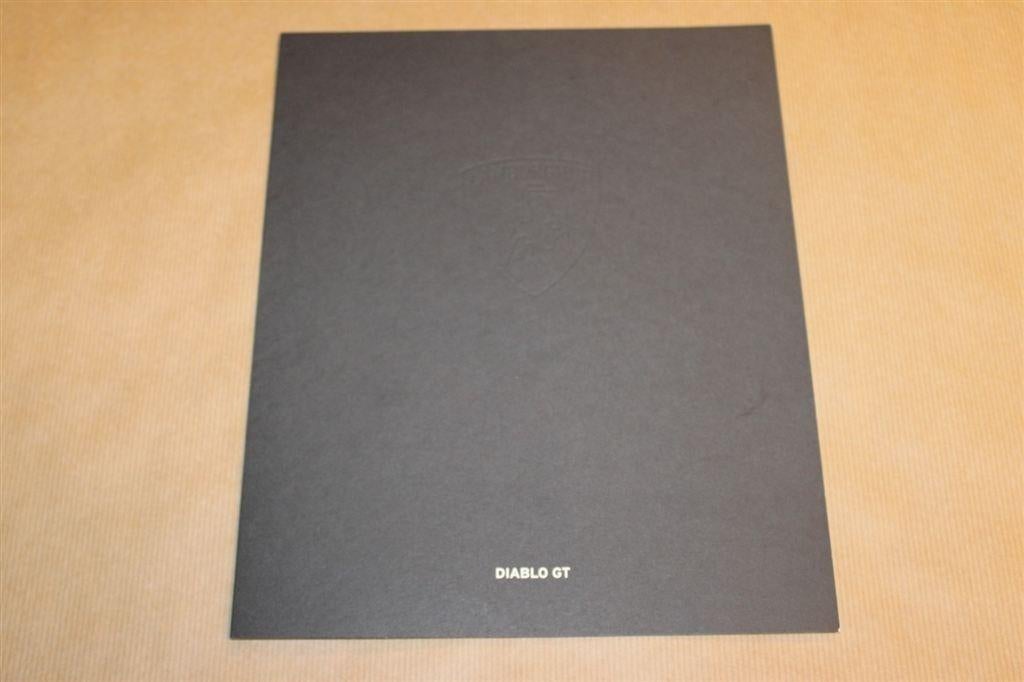 Zeldzame brochure - Lamborghini Diablo GT 1999, Ophalen of Verzenden, Zo goed als nieuw, Overige merken