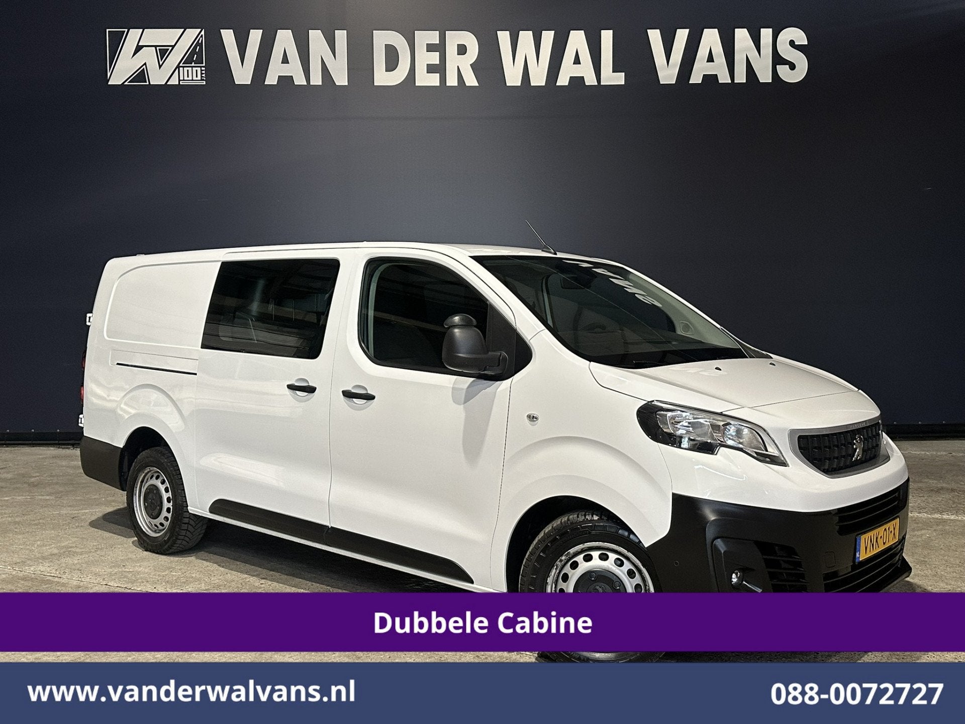 Peugeot Expert 2.0 BlueHDI 123pk L3H1 Dubbele Cabine Euro6 A, Stof, Gebruikt, 4 cilinders, 2500 kg