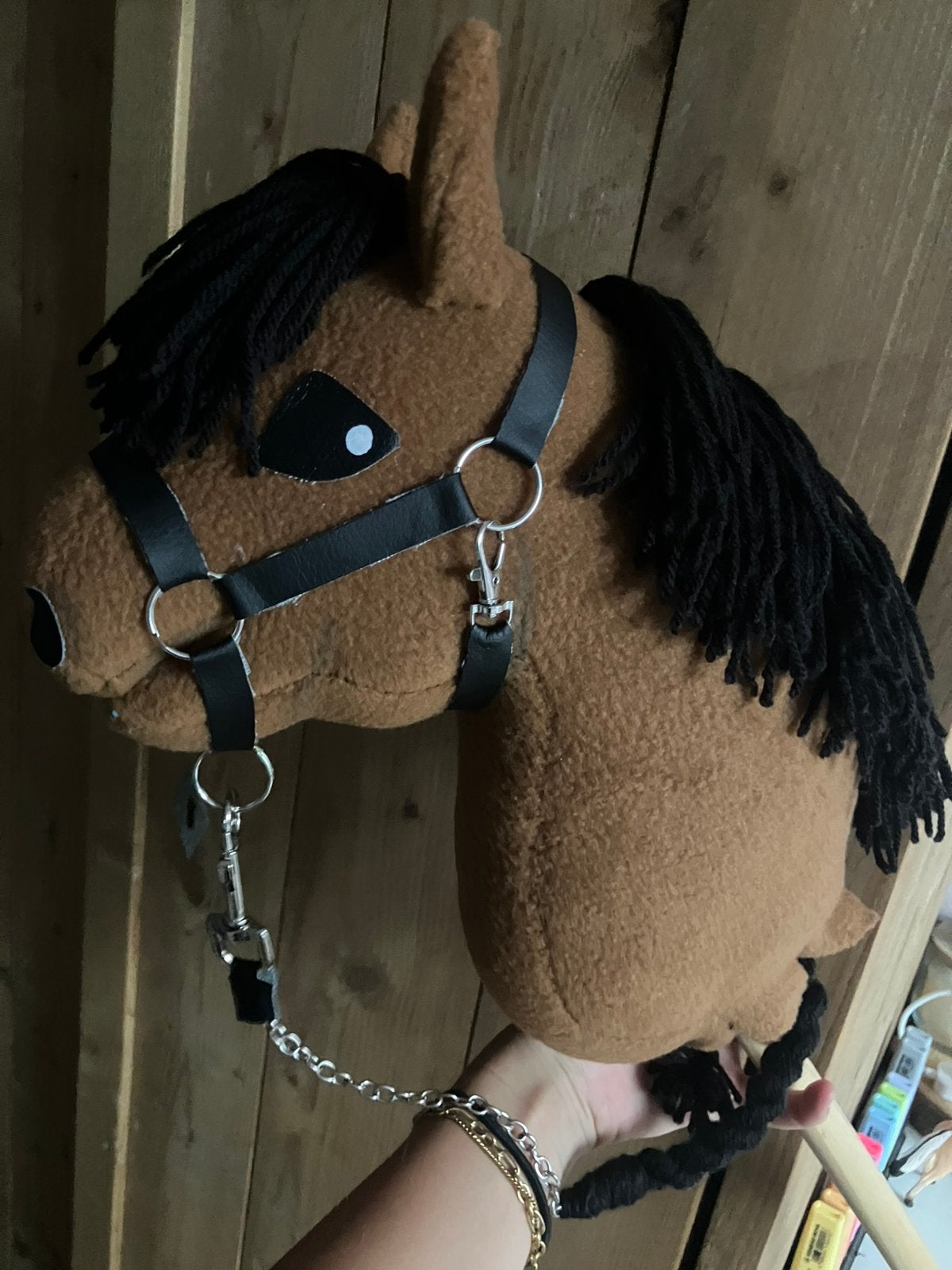 Prachtige hobbyhorse/stokpaard/hobby horse/stokpaardje, Ophalen of Verzenden, Nieuw