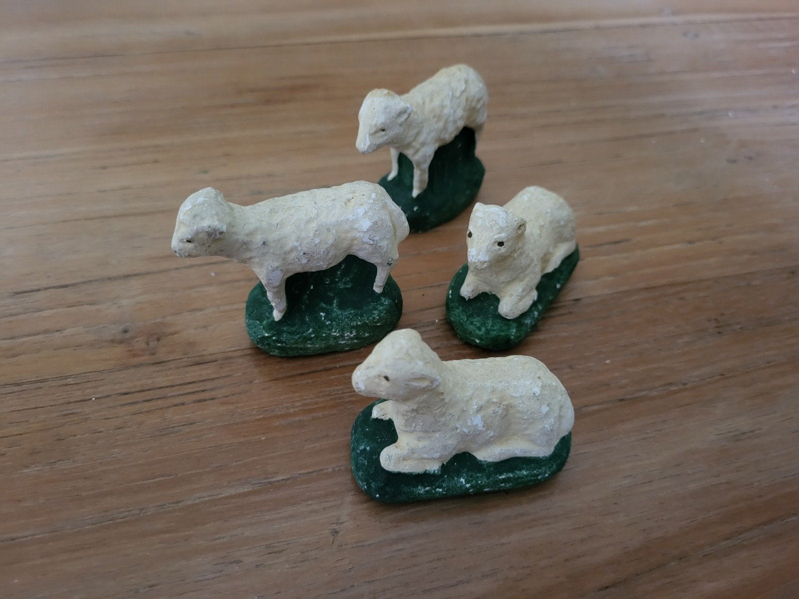 schaapjes, 4 stuks, Ophalen of Verzenden