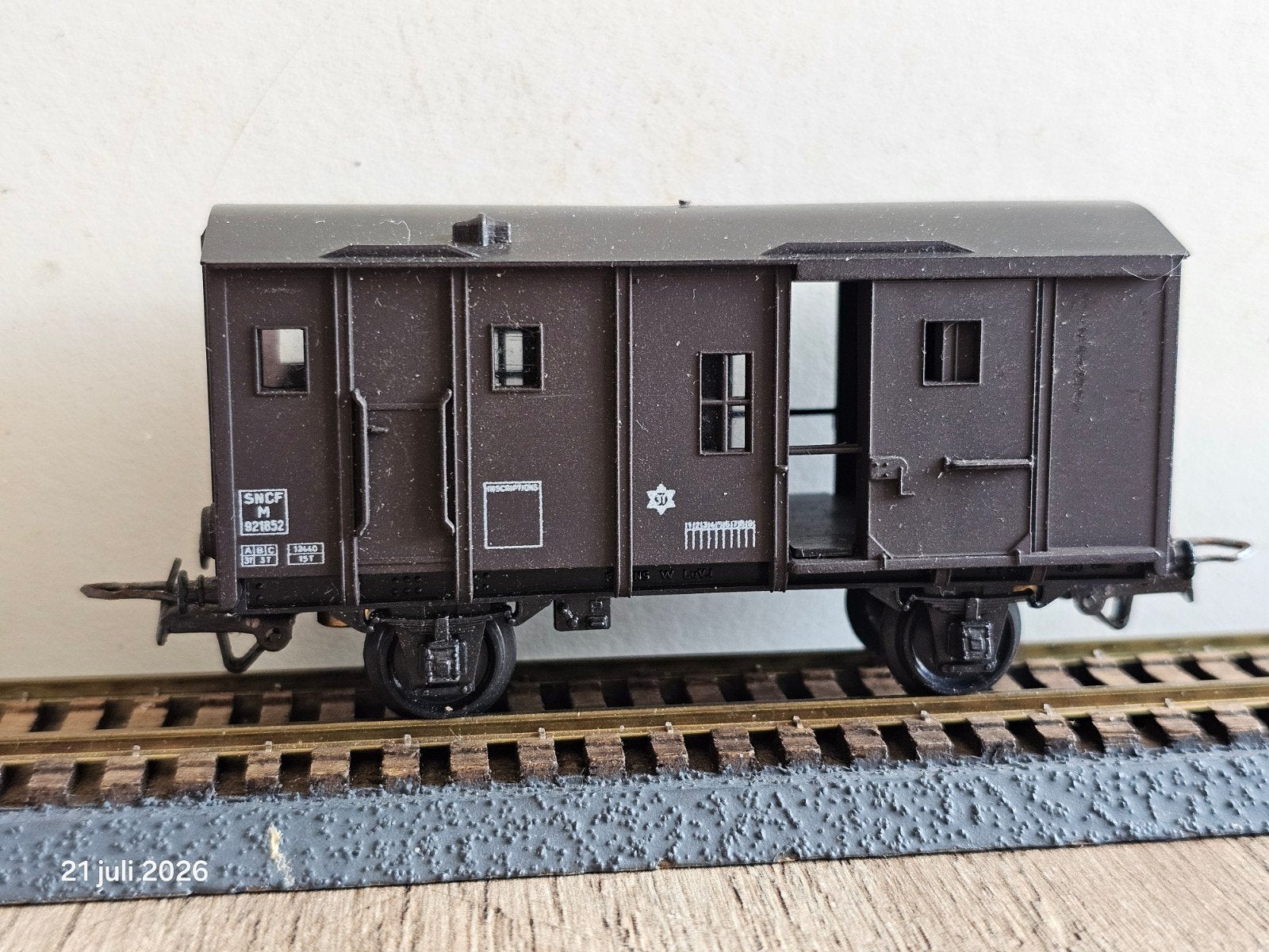 Modeltrein Jouef SNCF Wagon - Zo goed als nieuw, Gelijkstroom, Jouef, Wagon, Ophalen of Verzenden