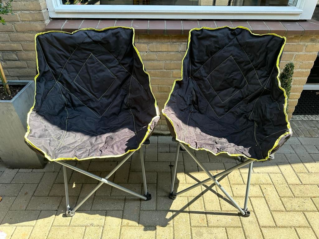 2 Obelink outdoor kuipstoelen, Caravans en Kamperen, Kampeermeubelen, Ophalen of Verzenden, Gebruikt, Campingstoel