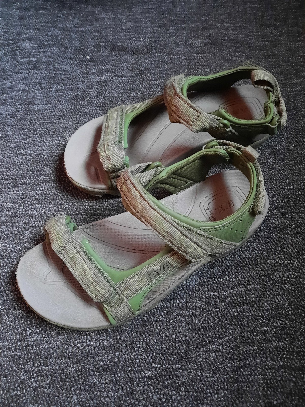 Teva sandalen groen kinderen maat 33/34, Ophalen, Gebruikt, Jongen of Meisje, Overige typen