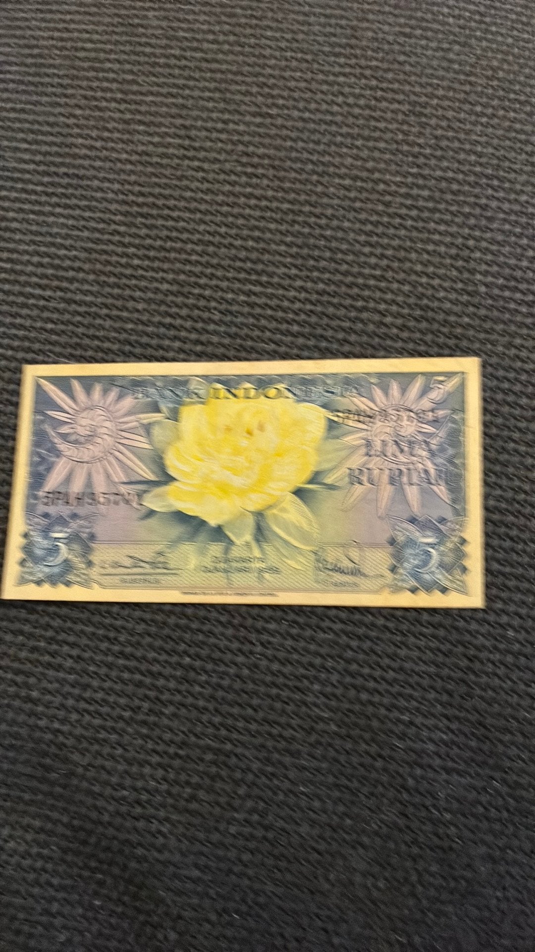 Indonesie 5 rupiah 1959 Unc, Ophalen of Verzenden, Zuidoost-Azië