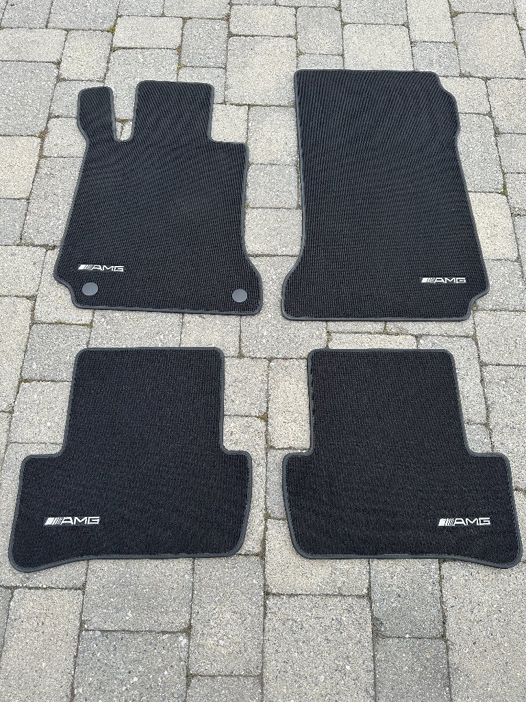 Originele AMG Automatten Mercedes W204 Sedan, Ophalen of Verzenden, Gebruikt, Mercedes-Benz