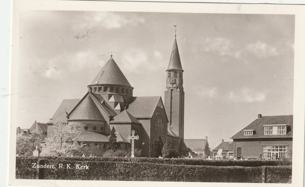 Zundert (N.Br.) - R.K. Kerk., Ophalen of Verzenden, 1940 tot 1960, Ongelopen, Noord-Brabant