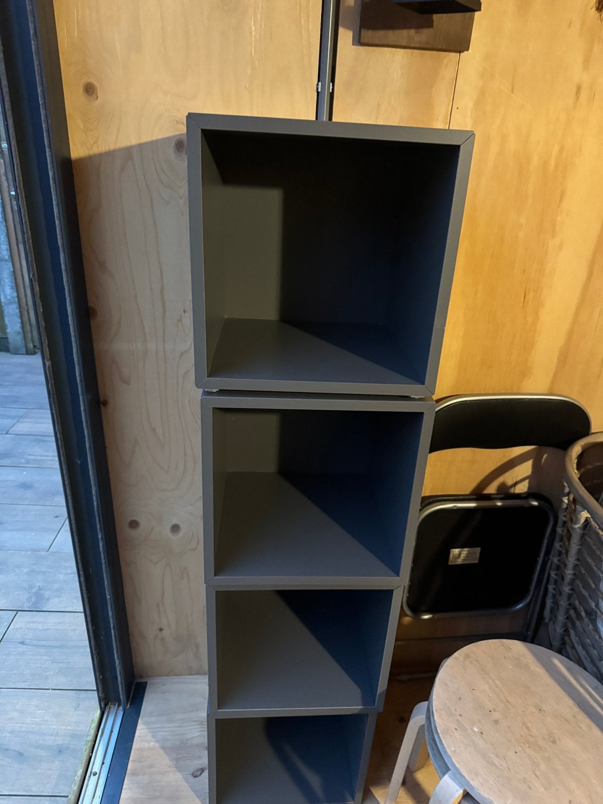Ikea eket kasten wit en grijs eiken, Ophalen of Verzenden, Zo goed als nieuw