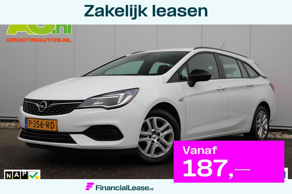 Opel Astra Sports Tourer 1.2 Edition 110PK Navigatie Carplay, Voorwielaandrijving, Stof, Gebruikt, Euro 6