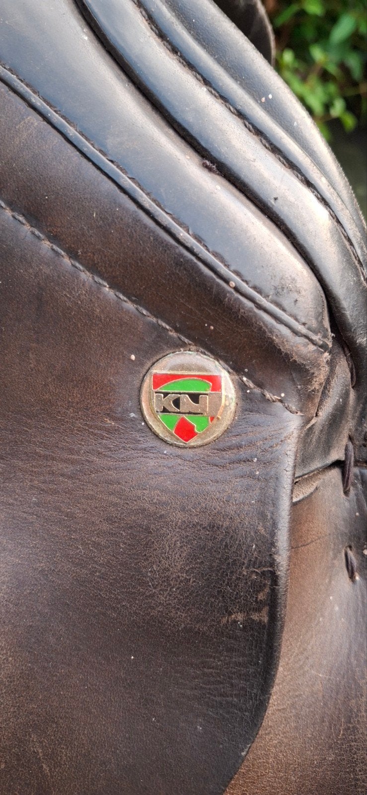 paardenzadel paard zadel leer, Ophalen, Gebruikt