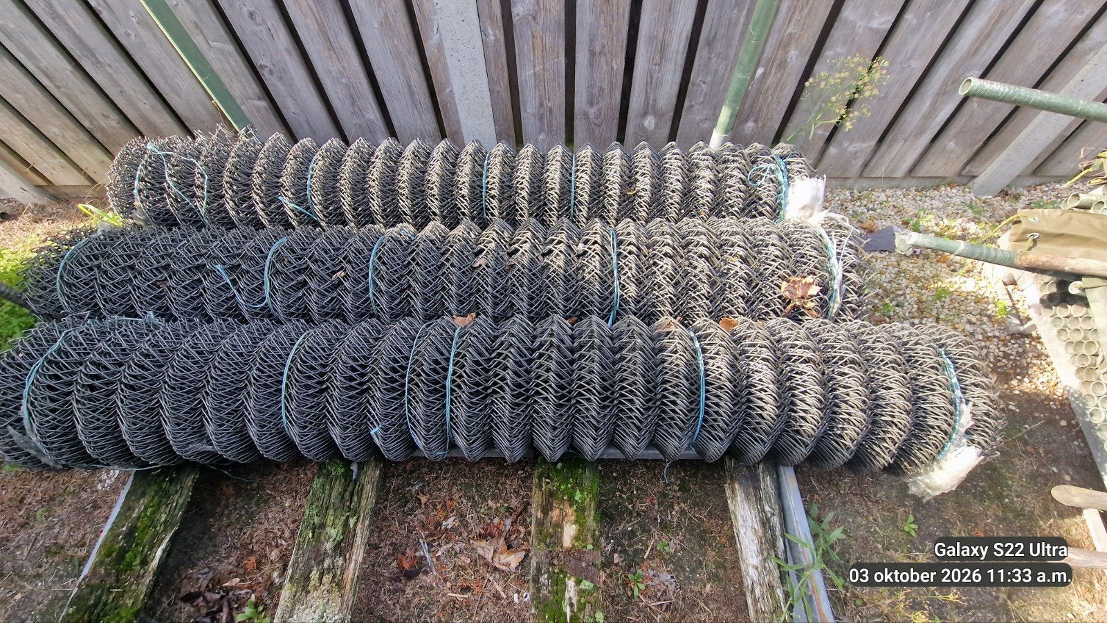 nieuwe harmonica gaas 25mtr per rol 3 rollen geplastificeerd, Ophalen, Pvc, 6 meter of meer, Overige typen