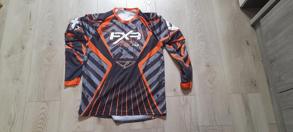 FXR cross shirt - Zwart, Oranje, Grijs maat m, Maat 48/50 (M), Zwart, Ophalen of Verzenden, Zo goed als nieuw