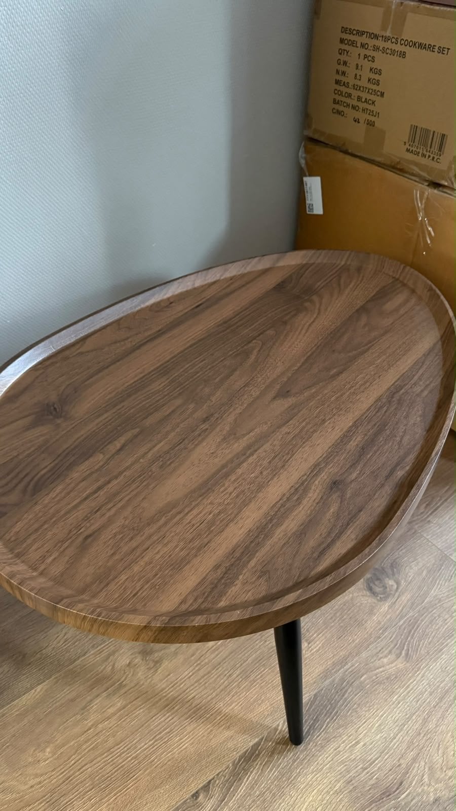 Ovale salontafel, Huis en Inrichting, Ophalen, Minder dan 45 cm, Gebruikt, 75 cm of meer