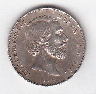 Willem III - 50 cent, 1/2 gulden 1862 Pr- -Sch.629, Verzenden, Koning Willem III, Zilver