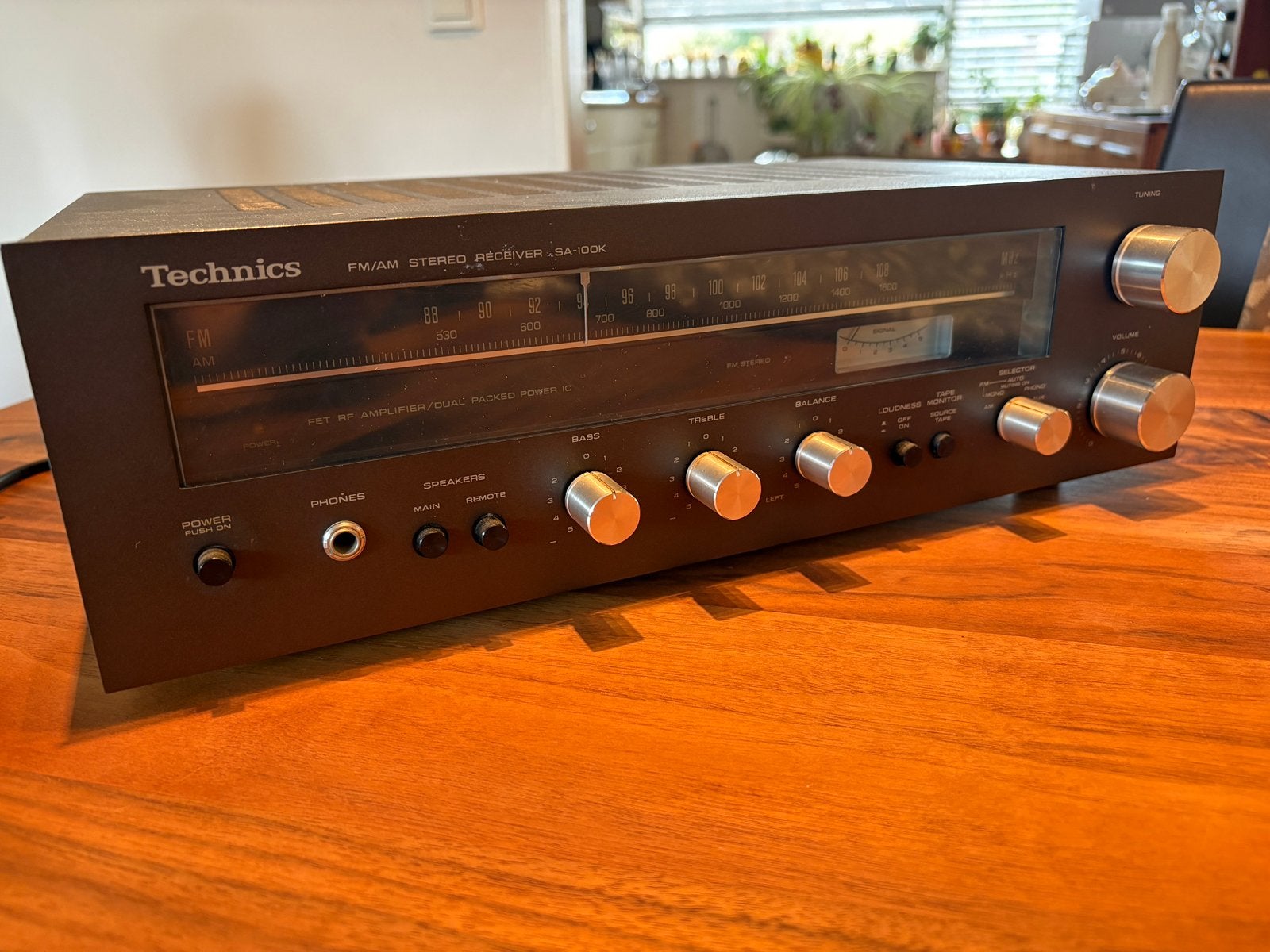 Technics reciever versterker met phono platenversterker, Ophalen of Verzenden, Gebruikt, Minder dan 60 watt, Overige merken