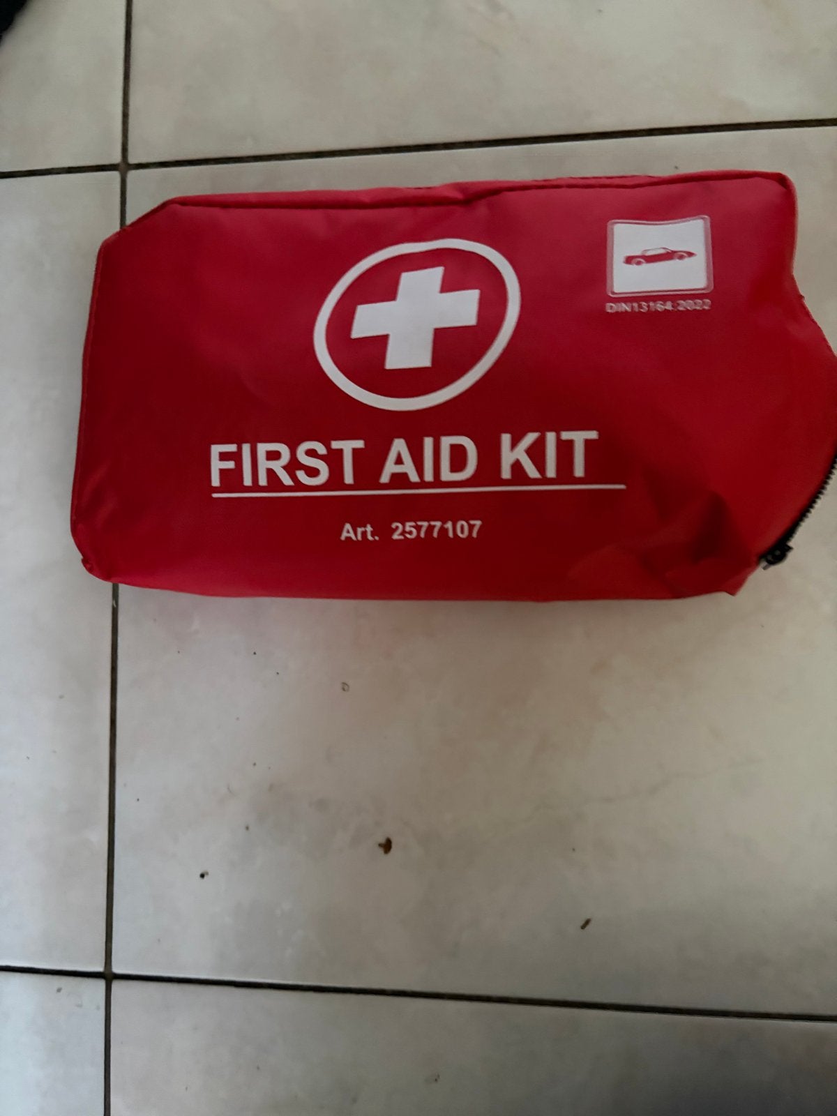 Rode EHBO-kit - DIN13164:2022 gecertificeerd, Ophalen of Verzenden, Nieuw