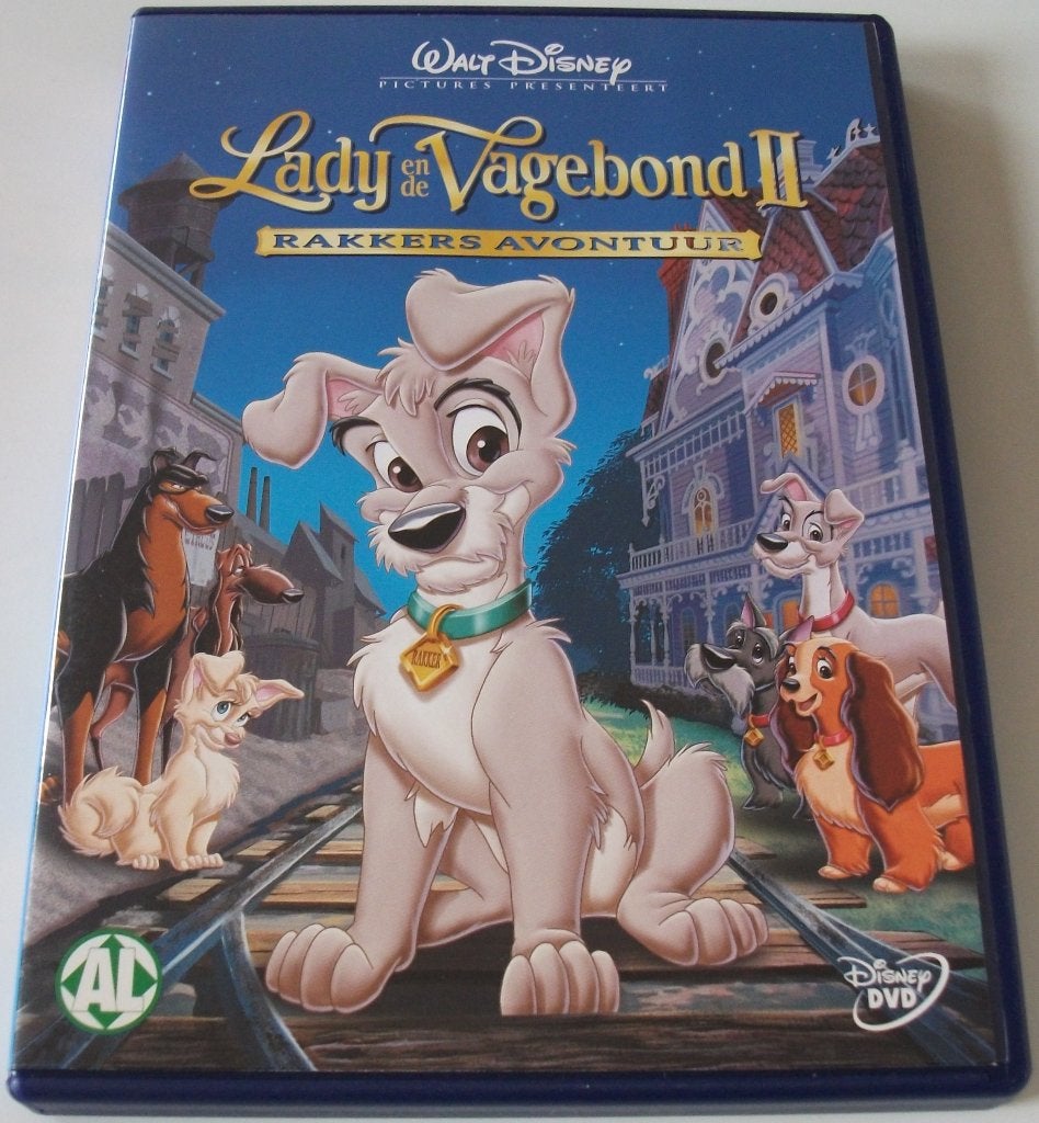 Dvd *** LADY EN DE VAGEBOND II *** Rakkers Avontuur Disney, Tekenfilm, Ophalen of Verzenden, Zo goed als nieuw, Alle leeftijden