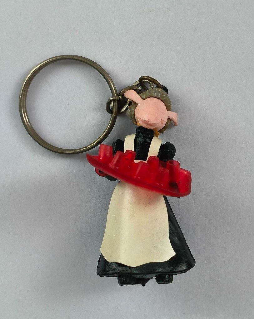 Juffrouw schaap ( uit Flipje ) sleutelhanger, Ophalen of Verzenden, Zo goed als nieuw, Knuffel of Figuurtje