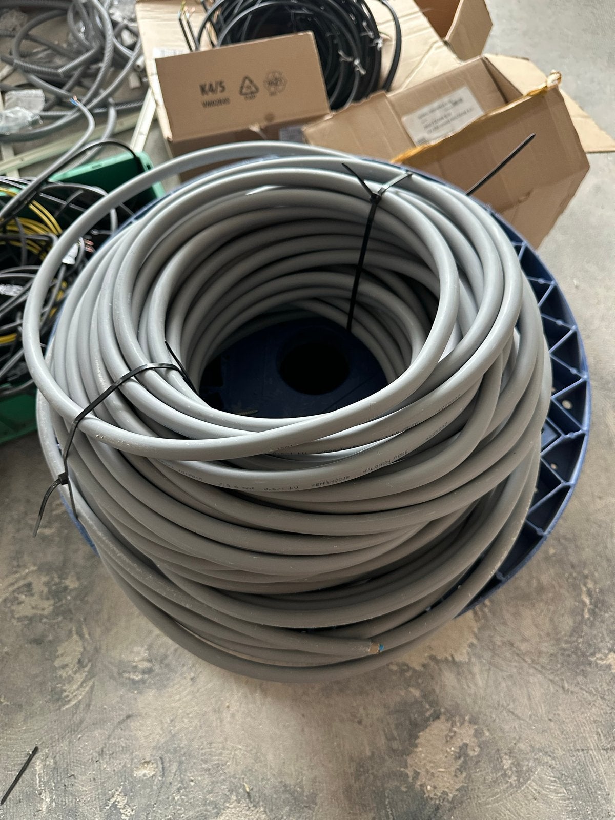61 meter Draka HULT Cca 3G6 Halogeenvrij, Doe-het-zelf en Verbouw, Elektra en Kabels, Ophalen, Gebruikt, Overige merken, Kabel of Snoer