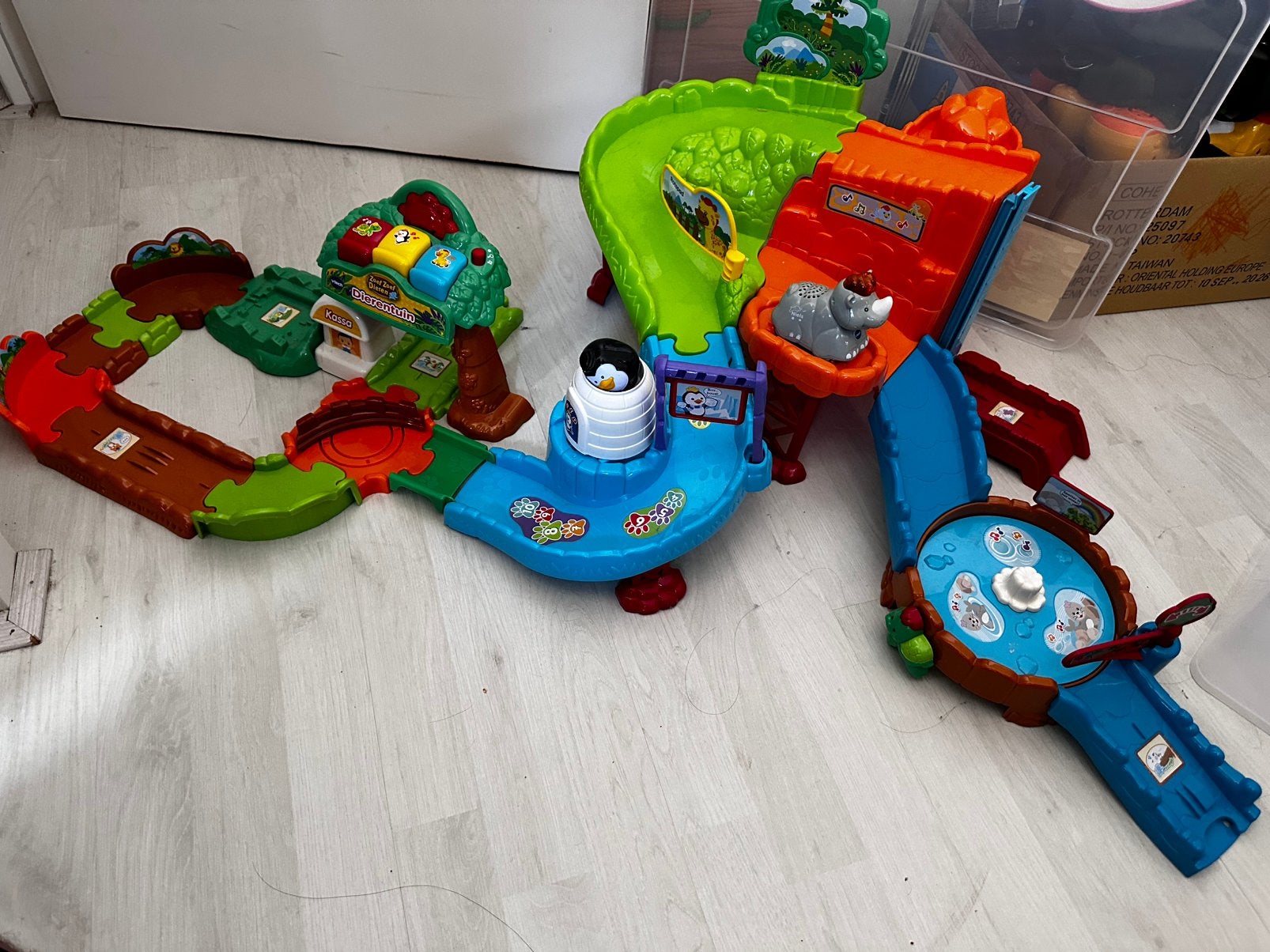 Zoef zoef dierentuin, Kinderen en Baby's, Speelgoed | Vtech, Ophalen, Zo goed als nieuw, 2 tot 4 jaar