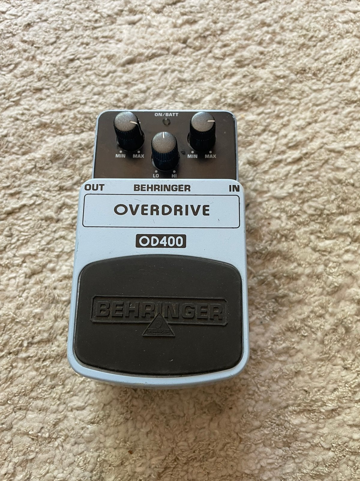 Behringer OD400 Overdrive effect pedal, Ophalen of Verzenden, Gebruikt, Distortion, Overdrive of Fuzz