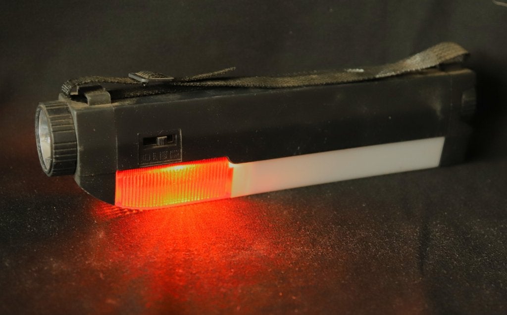 Zaklamp met 3 mogelijkheden, Ophalen of Verzenden, Gebruikt, Batterij