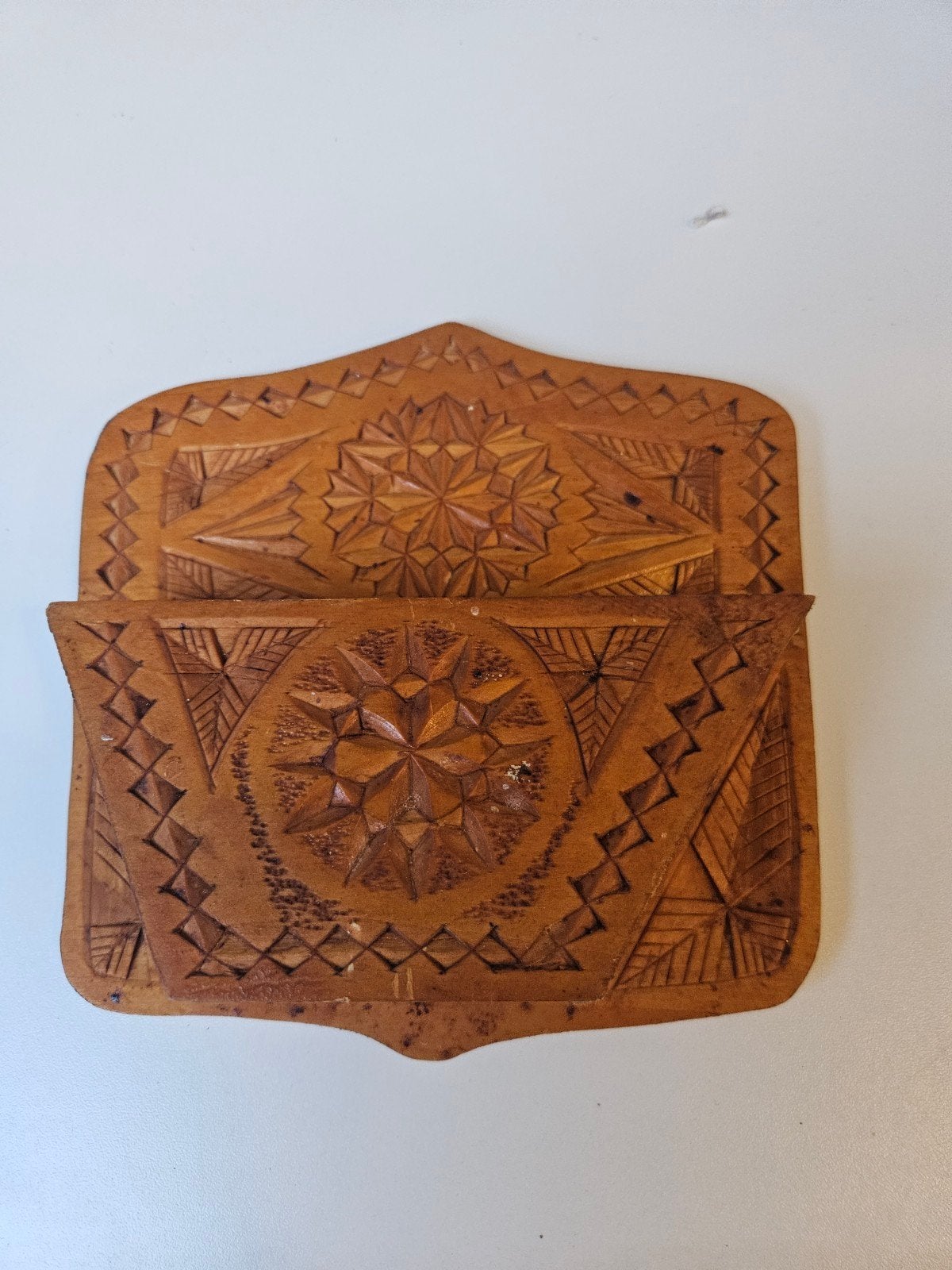 Koffiefilterhouder houtsnijwerk, Ophalen of Verzenden, Huis en Inrichting