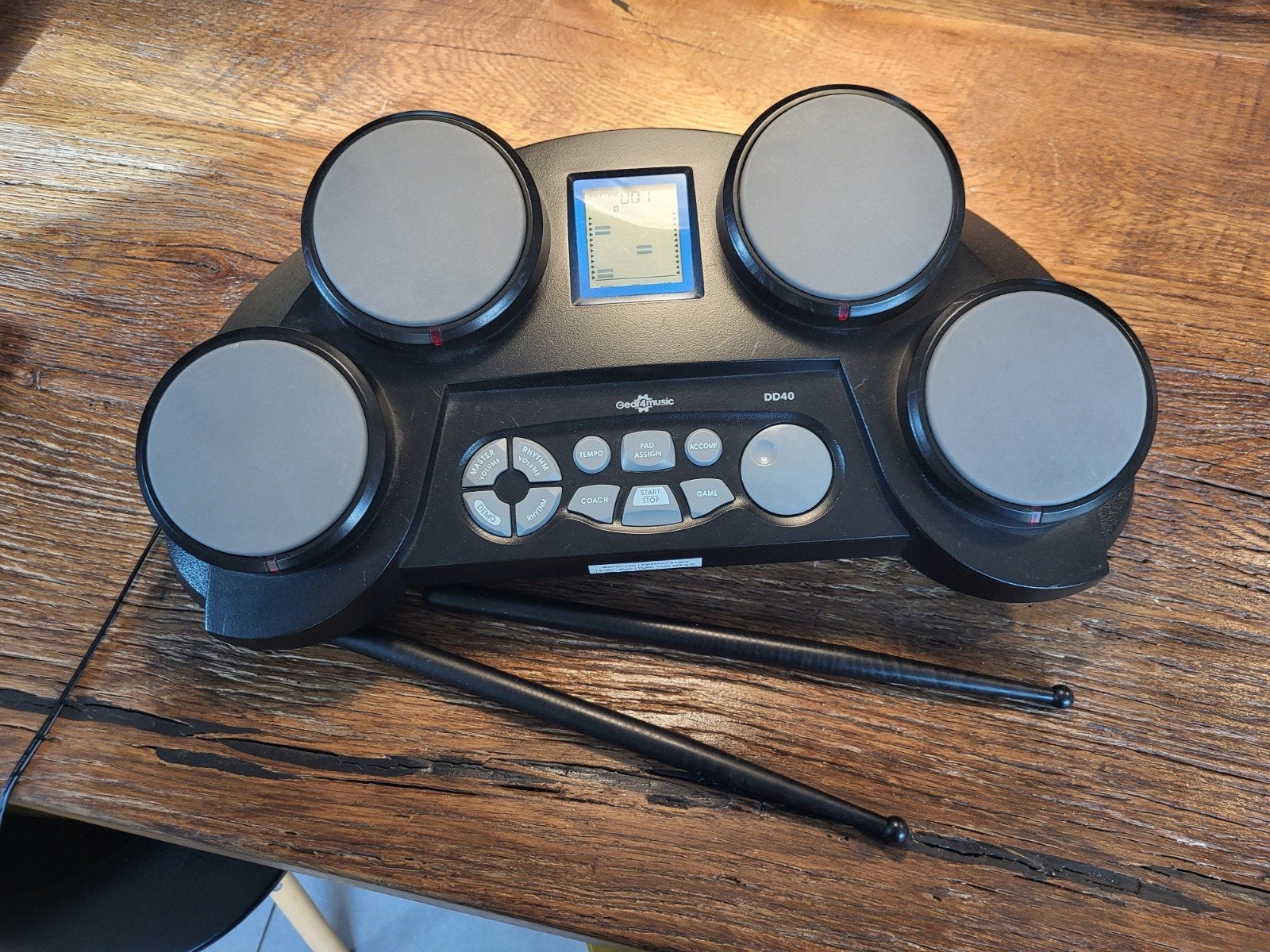 Gear4music draagbaar elektrisch drumstel, Ophalen of Verzenden, Gebruikt, Overige merken