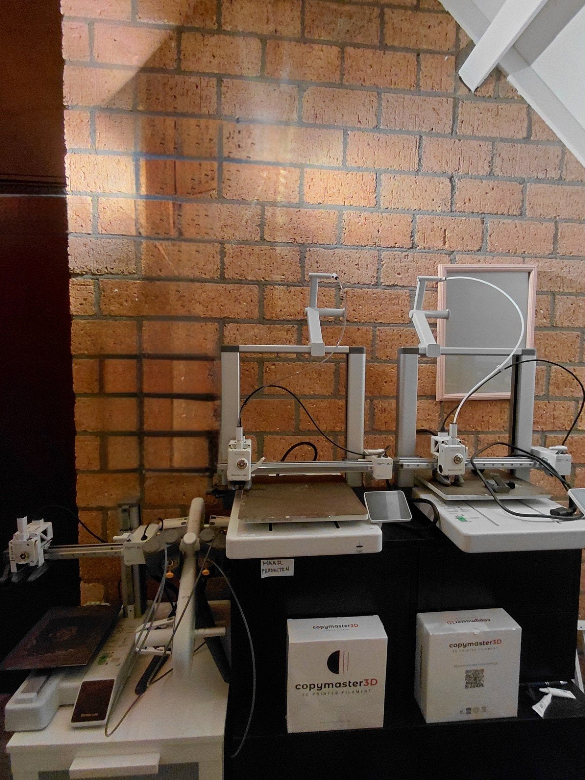 Twee Bambu A1 & AMS + 1 A1 mini, Computers en Software, 3D Printers, Ophalen, Gebruikt, Bambu labs, Filament