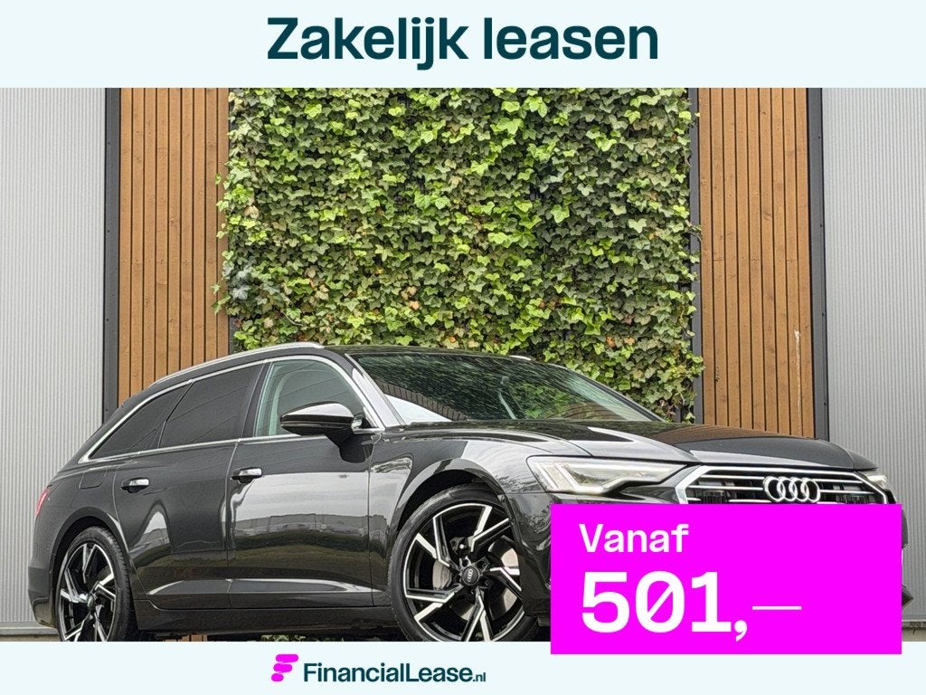 Audi A6 Avant 45 TFSI Sport Pro Line|CAMERA|DRIVE SELECT DEA, Stof, Gebruikt, 4 cilinders, Zwart