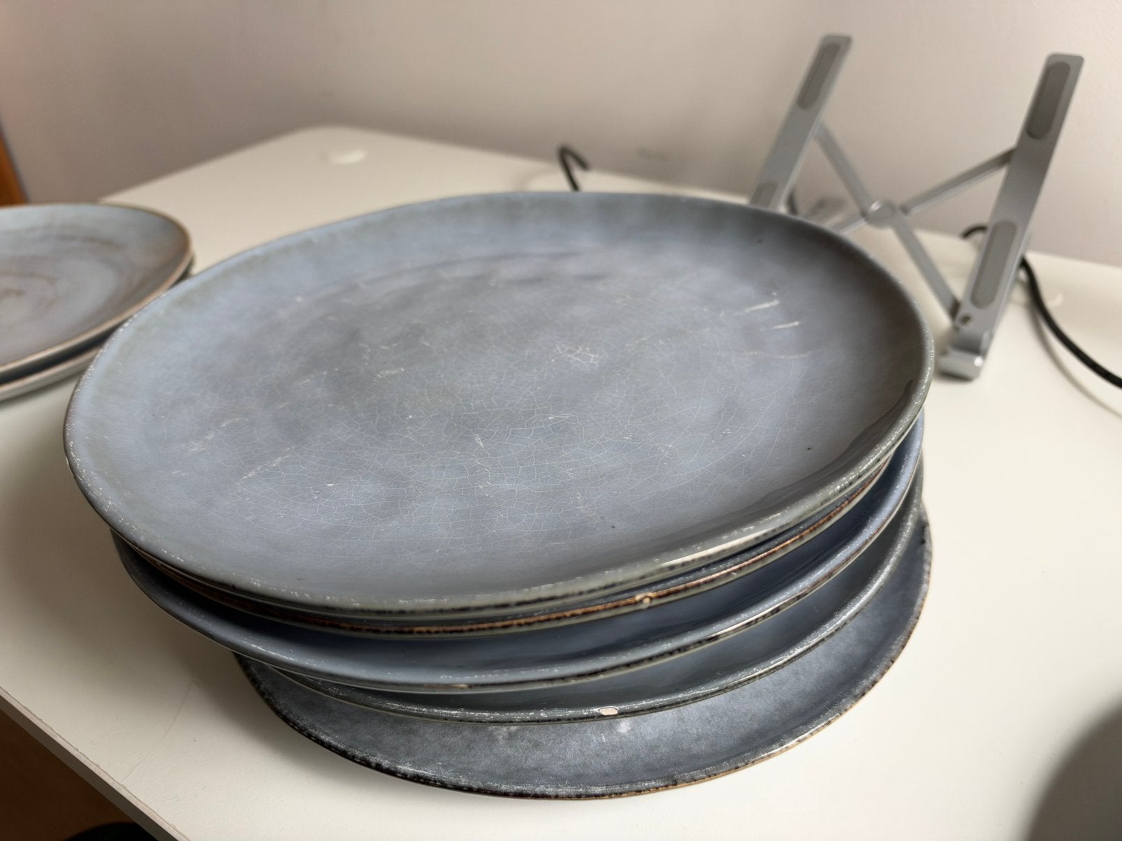 8 diner borden vragen 2e leven, Huis en Inrichting, Ophalen, Gebruikt, Bord(en), Overige stijlen