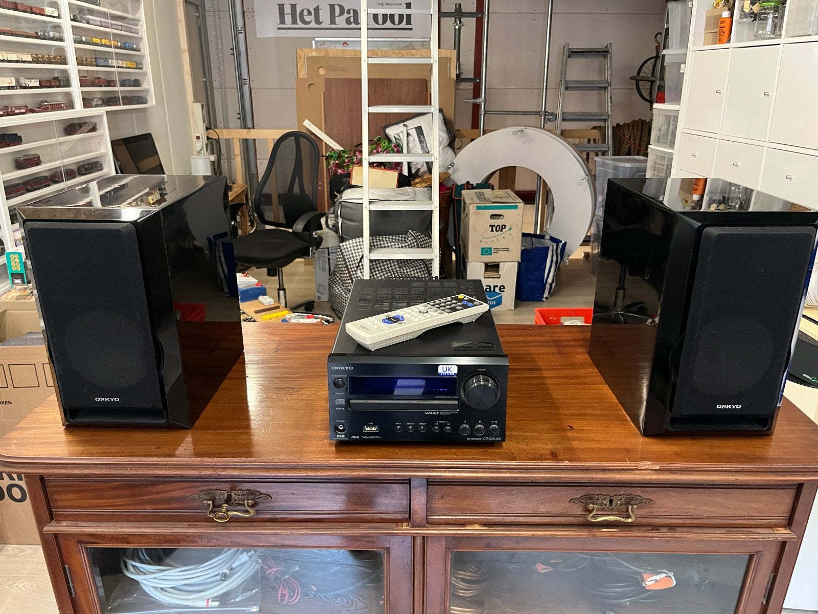 Onkyo CR-S25UKD Microset met speakers en afstandsbediening, Overige merken, Ophalen of Verzenden, Zo goed als nieuw, Microset