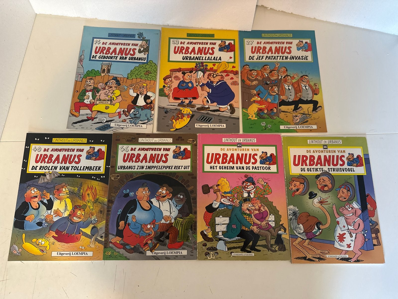 Urbanus stripboeken - 7 delen, Meerdere stripboeken, Ophalen of Verzenden, Gelezen