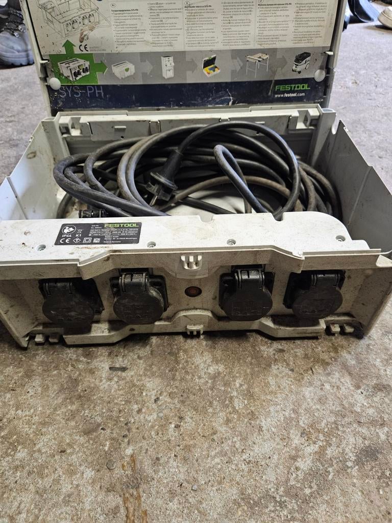 Festool Stroom Bak / Stroomverdeler SYS-PH, Doe-het-zelf en Verbouw, Elektra en Kabels, Gebruikt, Overige typen, Ophalen of Verzenden