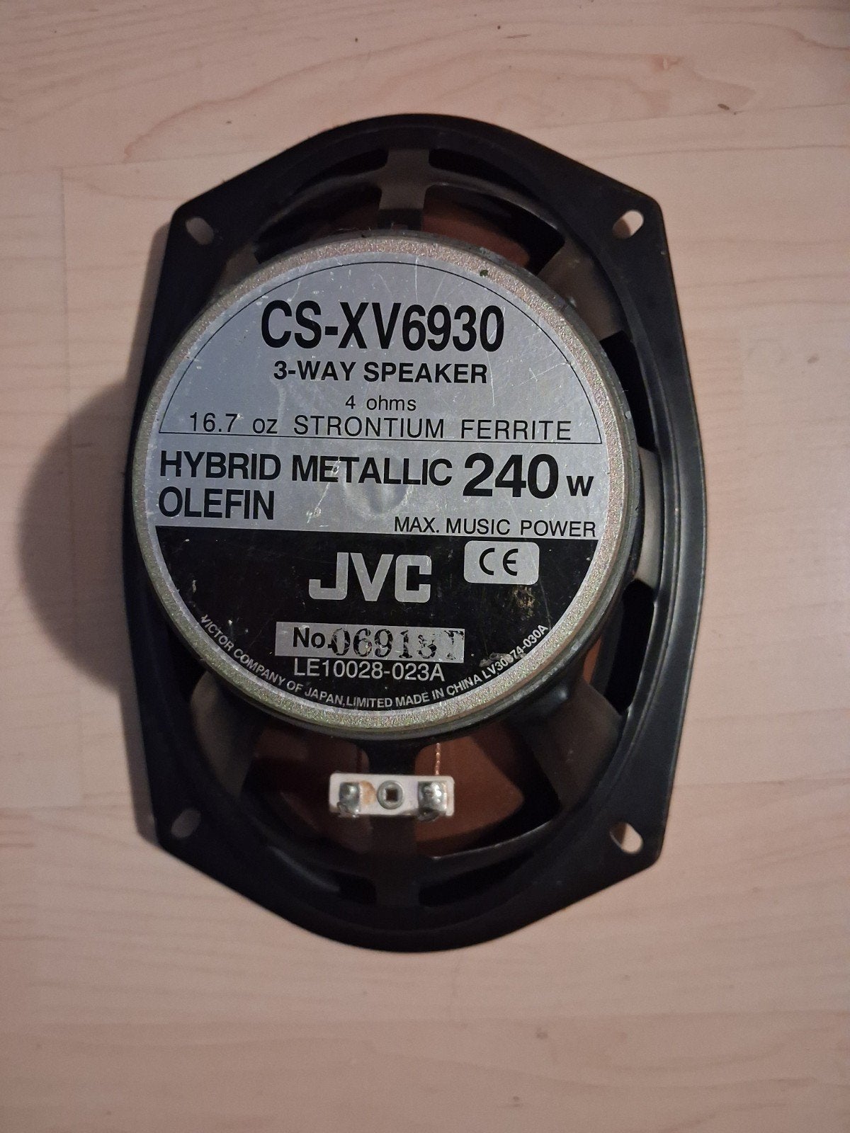 1.Autospeaker van JVC 240.watt, Ophalen, Gebruikt