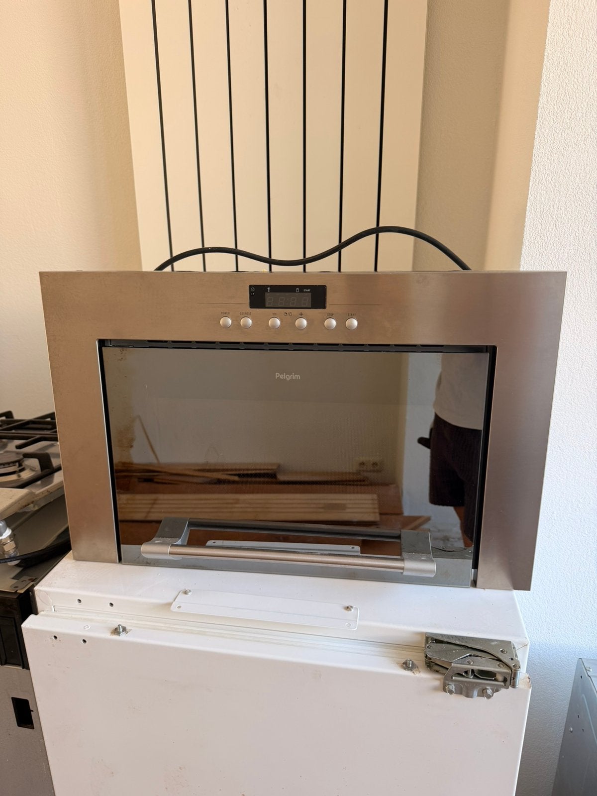 Pelgrim inbouwmagnetron, Witgoed en Apparatuur, Magnetrons, Ophalen, Zo goed als nieuw