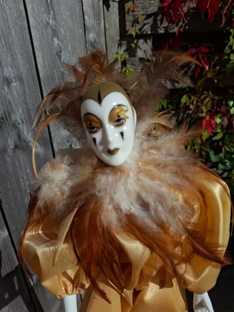 Vintage porseleinen clown, Ophalen, Zo goed als nieuw, Mens
