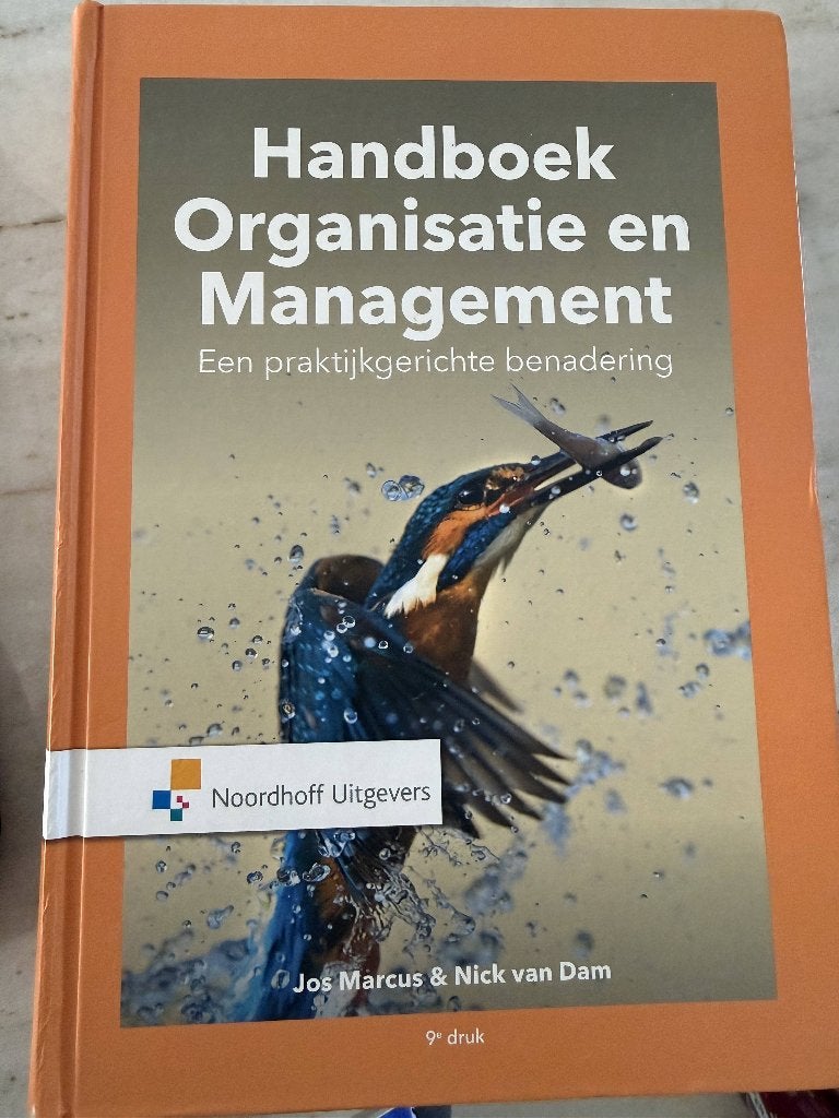 Handboek organisatie en management, Boeken, Ophalen of Verzenden, Alpha, Zo goed als nieuw, HBO