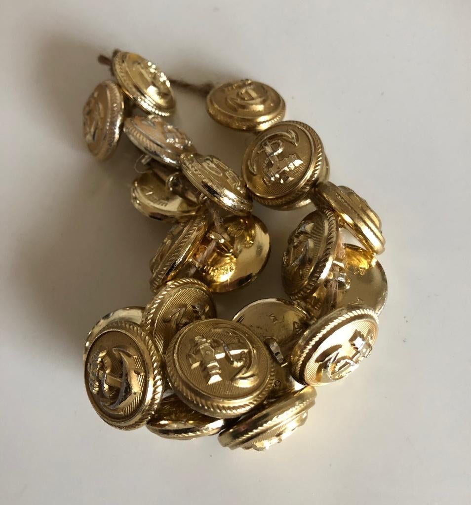 Kaveltje knopen Marine, Verzenden, Marine, Nederland, Embleem of Badge
