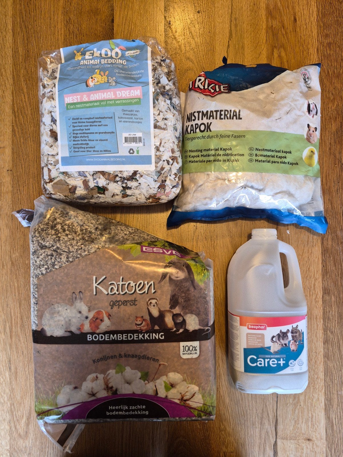 Nestmateriaal en bodembedekking kleine knaagdieren, Ophalen of Verzenden, Gebruikt, Verzorging