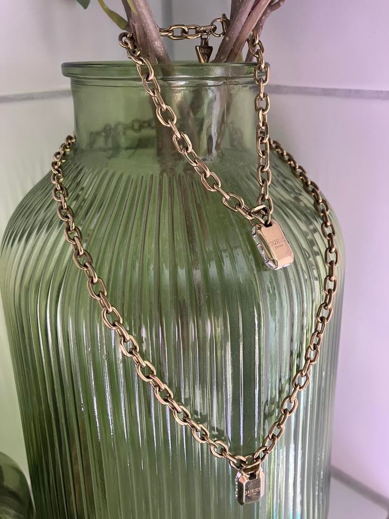 Guess ketting en armband, Overige materialen, Gebruikt, Ophalen of Verzenden, Verstelbaar