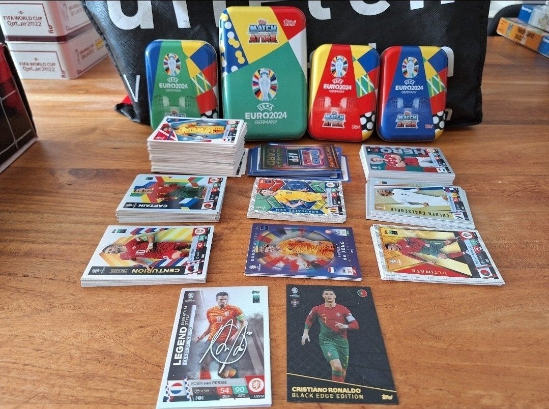 Topps Match Attax EURO 2024 (losse kaarten te koop), Hobby en Vrije tijd, Stickers en Plaatjes, Ophalen of Verzenden, Zo goed als nieuw