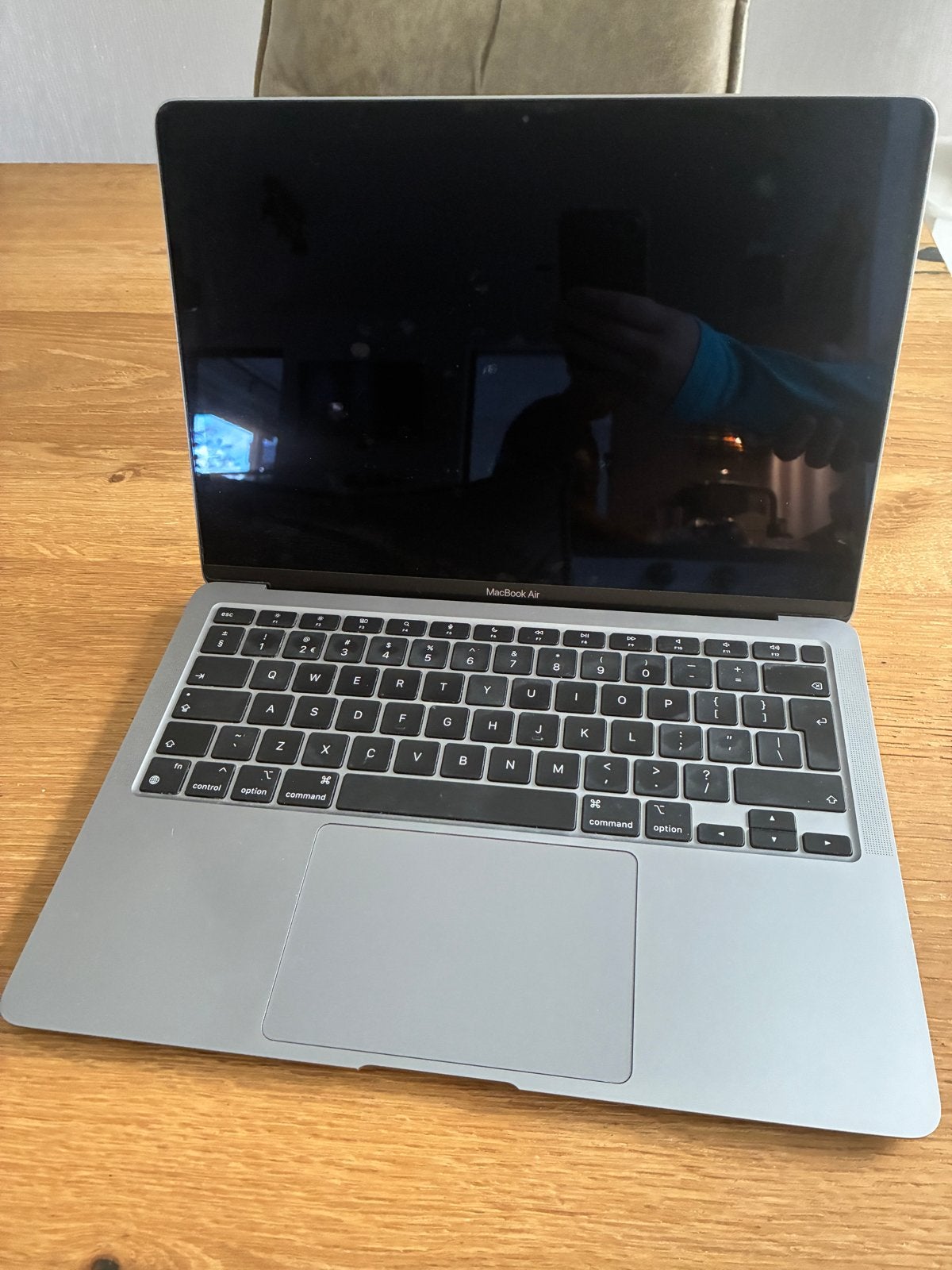 MacBook Air M1 2020, Computers en Software, Ophalen, Gebruikt, Qwerty, 8 GB